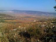View from Khirbet Cana towards the north and Netufa Valley