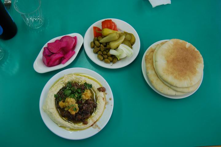 A typical humus meal.
