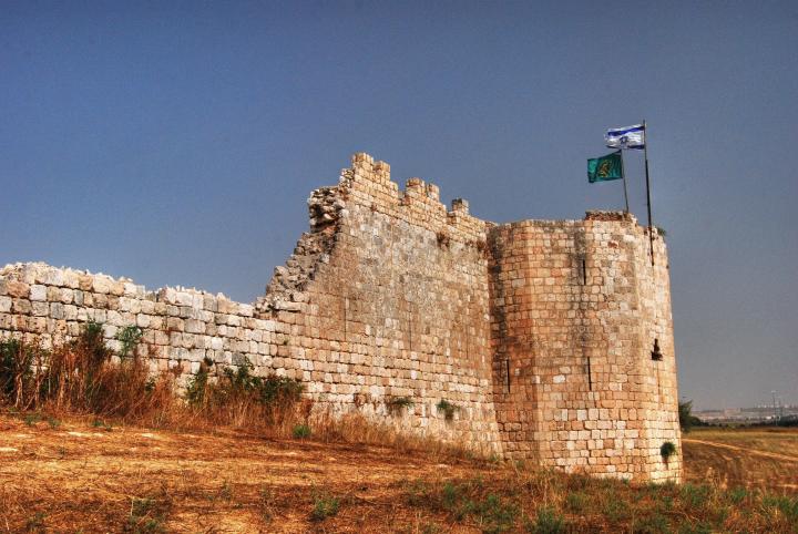 Afek in the Sharon: view of the south west walls