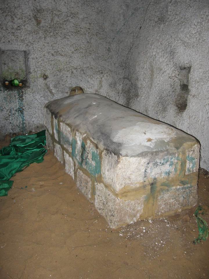Inside the Tomb of a Sheik, Neby Sawarka, near the tomb of Benjamin.