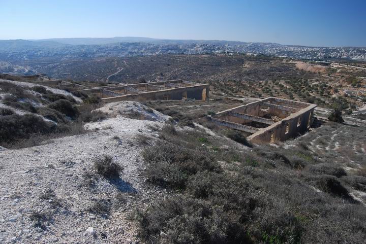 Mar Elias Monastery - east hill - view towards bethlehem