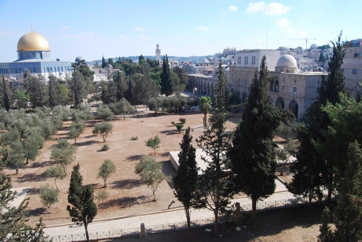 Temple mount from the North side