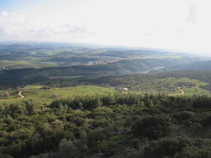 View of the south of the carmel.