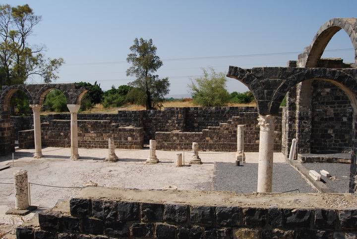 Basilica of Kursi; view towrds north