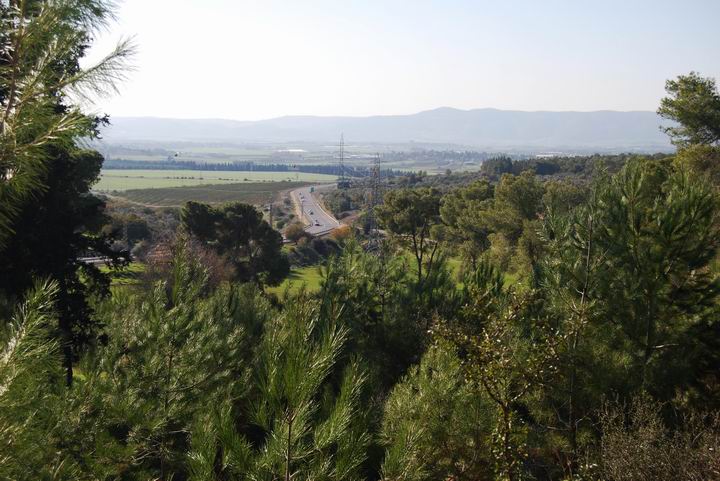 Ma'Alul/Nahalal: view towards south