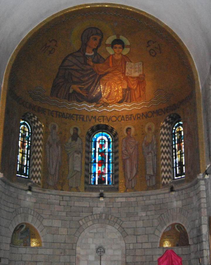 Dormition abbey: central apse