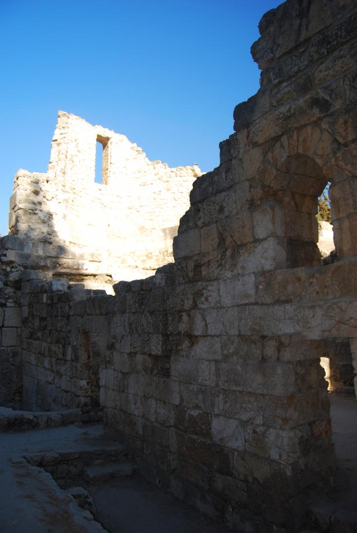 Bethesda: Crusader chappel on top of the Byzantine basilica