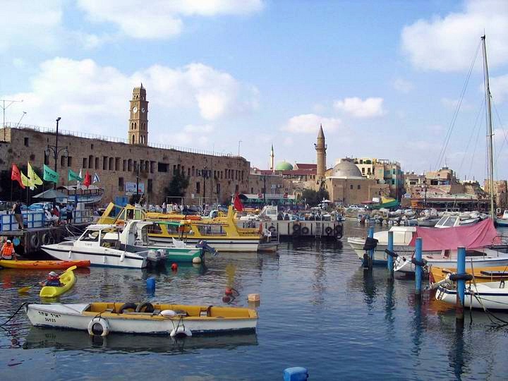 View from the port towards Khan al-Umdan