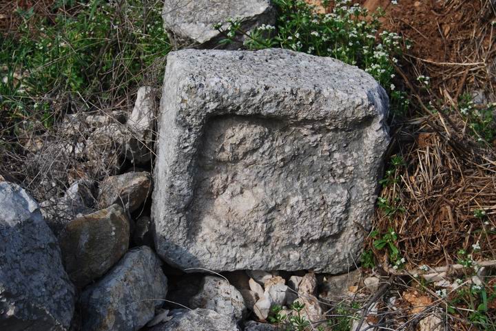 Hurvat (Khirbet) Mehoz - interesting stone