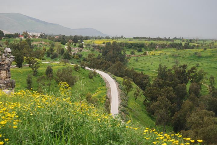 View of Nahal Hard and Gilboa mountains