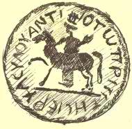 Hippos coin - Marcus Aurelius 161-180AD