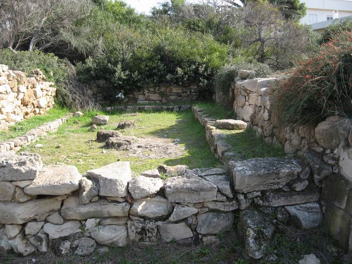 The Canaanite temple in Nahariyah.