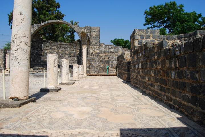 Basilica of Kursi; view towards east.