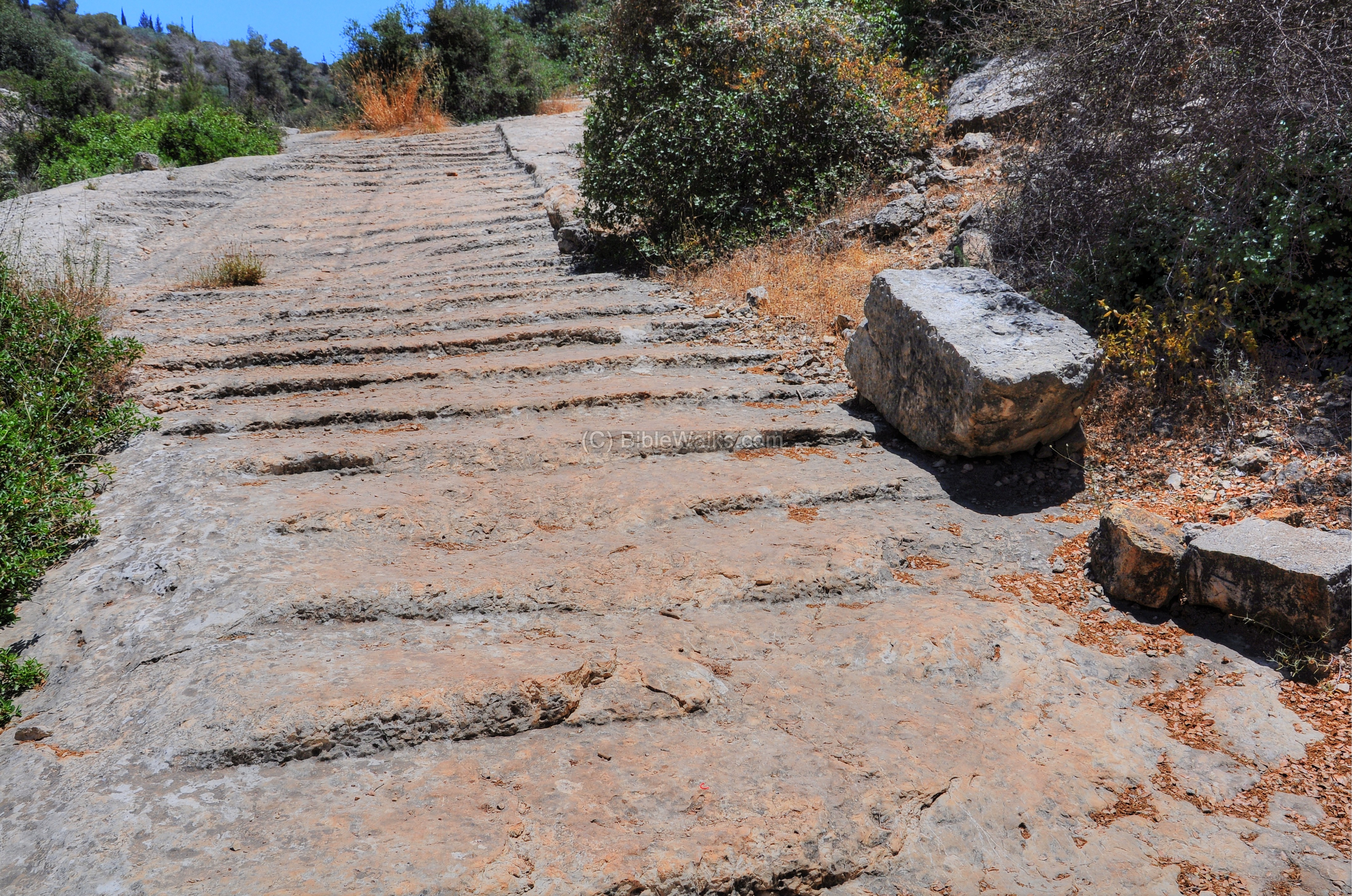 Jerusalem Roman roads BibleWalks 500 sites