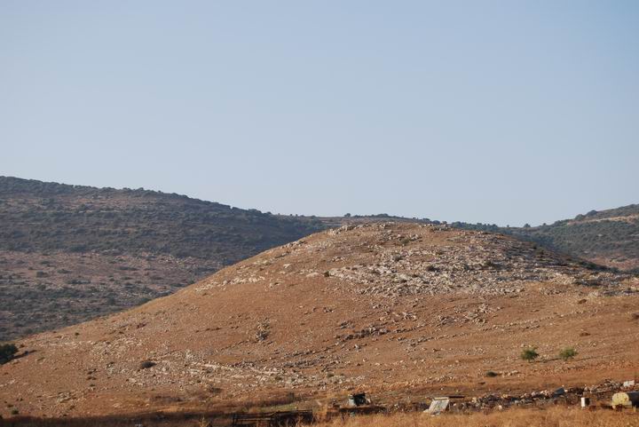 Khirbet Cana, as seen from the south east.